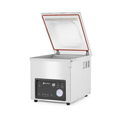 Vakuový balicí stroj - komora, HENDI, Profi Line, těsnicí lišta 350 mm, 230V/750W, 450x555x(H)480mm | 975275